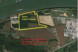 Buttermilk Falls Industrial Site Brandenburg Ky, Brandenburg, KY for sale Aerial- Image 1 of 1