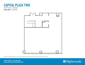 301 E Pine St, Orlando, FL for rent Site Plan- Image 1 of 1