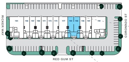 1161-1191 N Red Gum St, Anaheim, CA for rent Site Plan- Image 2 of 2