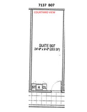 7137-7161 E Rancho Vista Dr, Scottsdale, AZ for rent Site Plan- Image 1 of 1