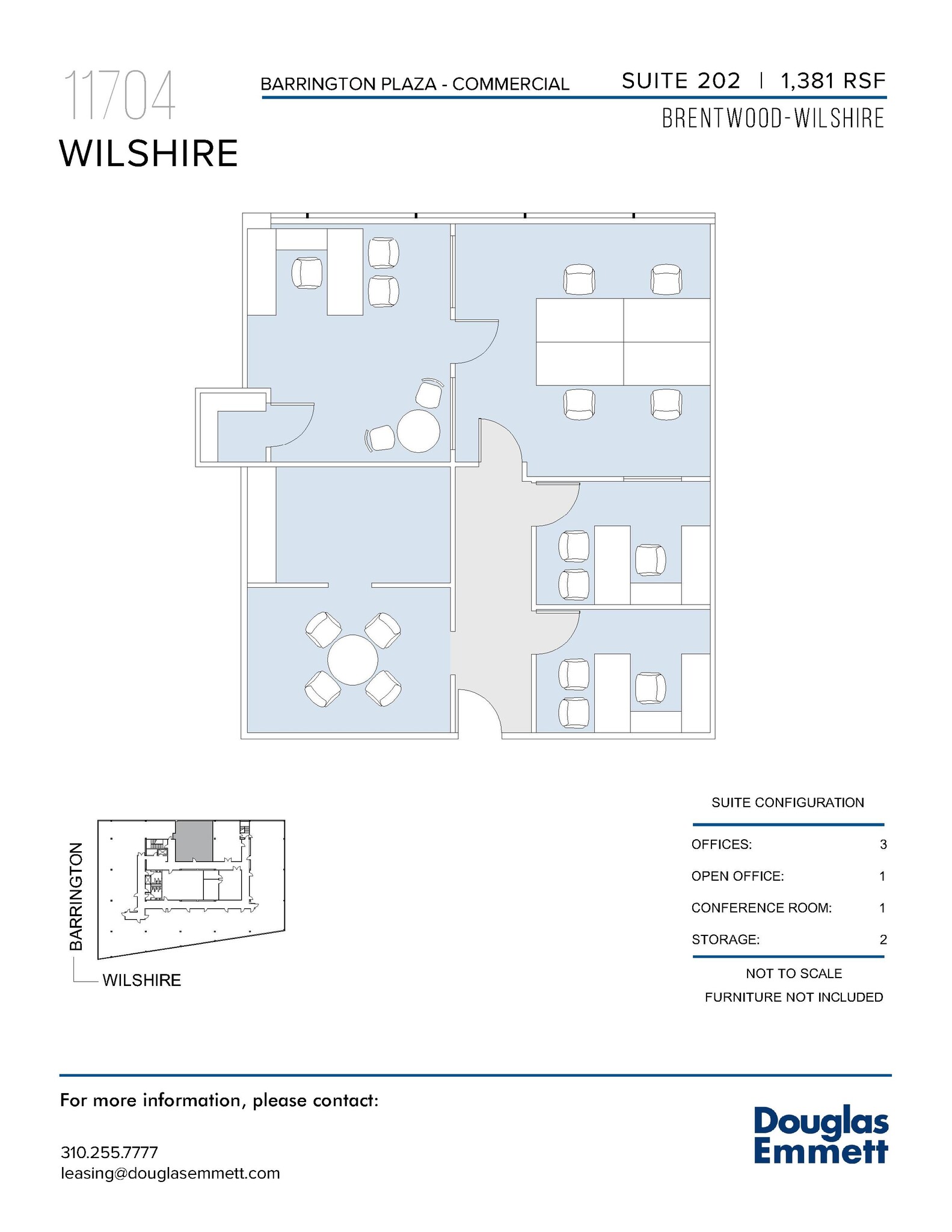 11704 Wilshire Blvd, Los Angeles, CA for rent Floor Plan- Image 1 of 1