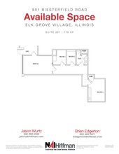 901 Biesterfield Rd, Elk Grove Village, IL for rent Floor Plan- Image 1 of 1