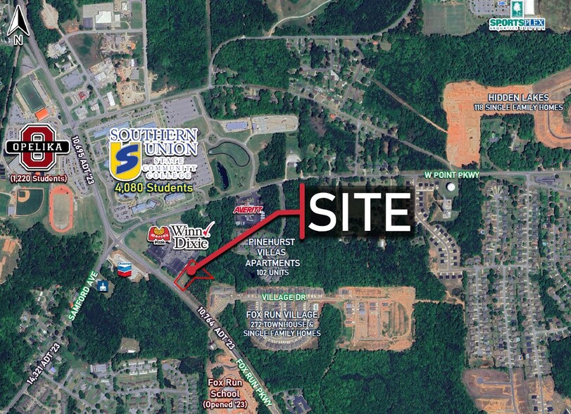 Fox Run Pkwy & West Point Pkwy, Opelika, AL for sale - Building Photo - Image 1 of 5