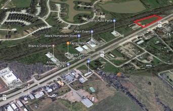 Hwy 90, Richmond, TX - aerial  map view