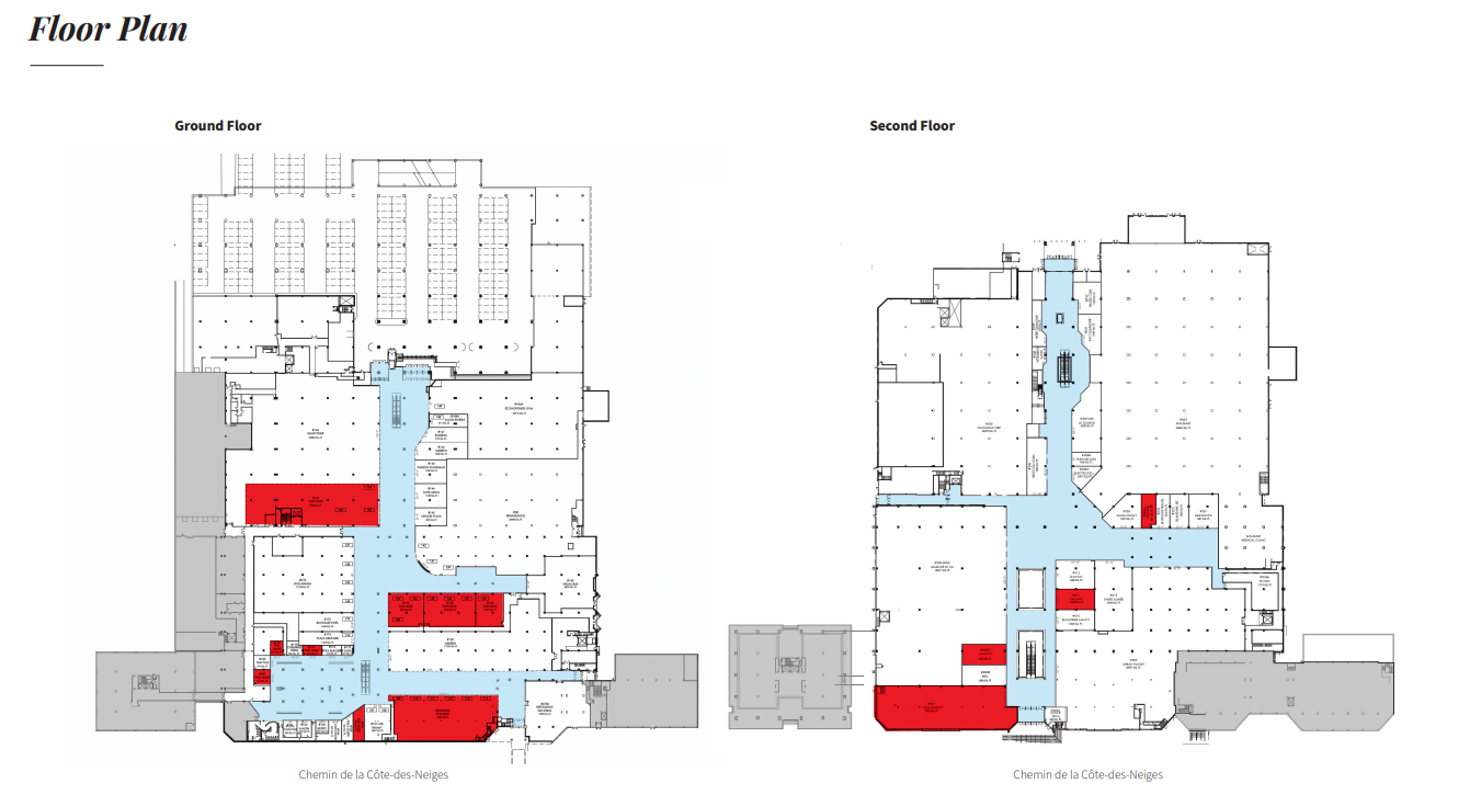 6600-6830 Ch De La Côte-des-Neiges, Montréal, QC for rent Floor Plan- Image 1 of 1