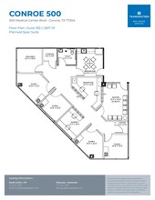 500 Medical Center Blvd, Conroe, TX for rent Floor Plan- Image 1 of 2