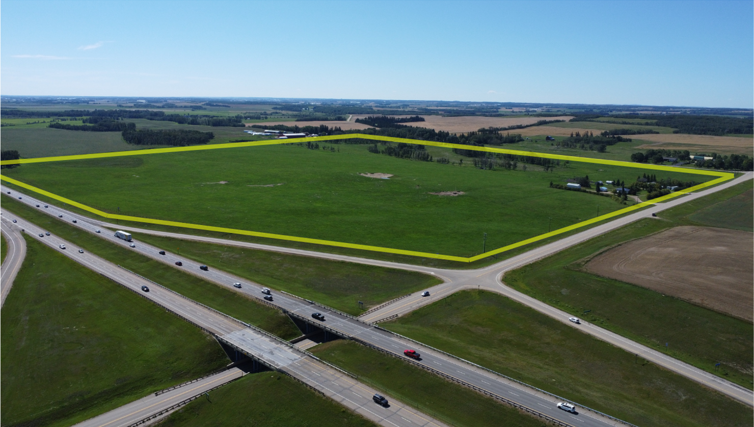 2 Hwy Rural, Rural Lacombe County, AB for sale Aerial- Image 1 of 7