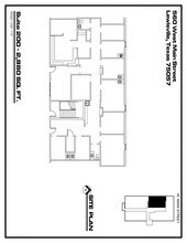 560 W Main St, Lewisville, TX for rent Site Plan- Image 1 of 1