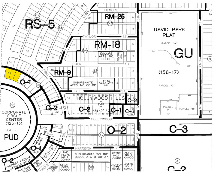 3911 Hollywood Blvd, Hollywood, FL for sale - Plat Map - Image 1 of 1