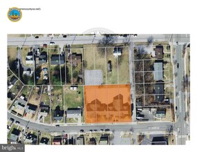 315 W 10th St, Front Royal, VA - aerial  map view