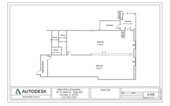 160 E Main St, Decatur, IL for rent Floor Plan- Image 1 of 1