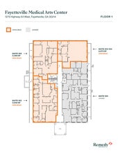 1275 Highway 54 W, Fayetteville, GA for rent Floor Plan- Image 1 of 1