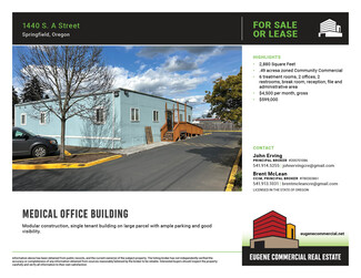 More details for 1440 A st, Springfield, OR - Medical for Rent