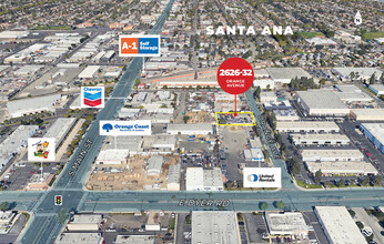 2626 S Orange Ave, Santa Ana, CA - aerial  map view