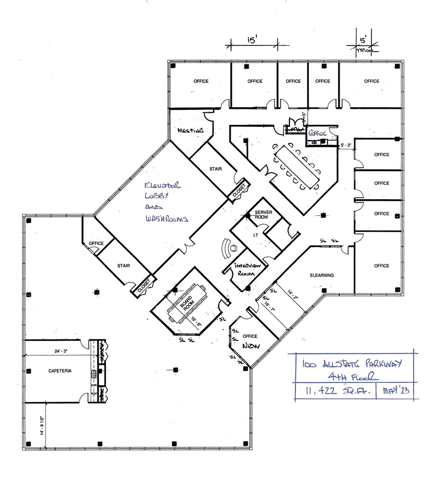90 Allstate Pky, Markham, ON to rent Floor Plan- Image 1 of 1