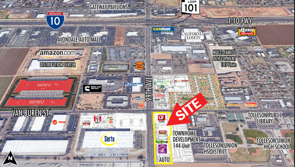 SEC 99th & Van Buren St ave, Tolleson, AZ for sale - Building Photo - Image 2 of 3