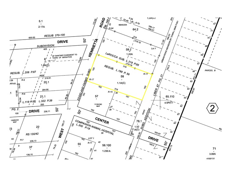 2758 W Henrietta Rd, Rochester, NY for rent - Site Plan - Image 2 of 2