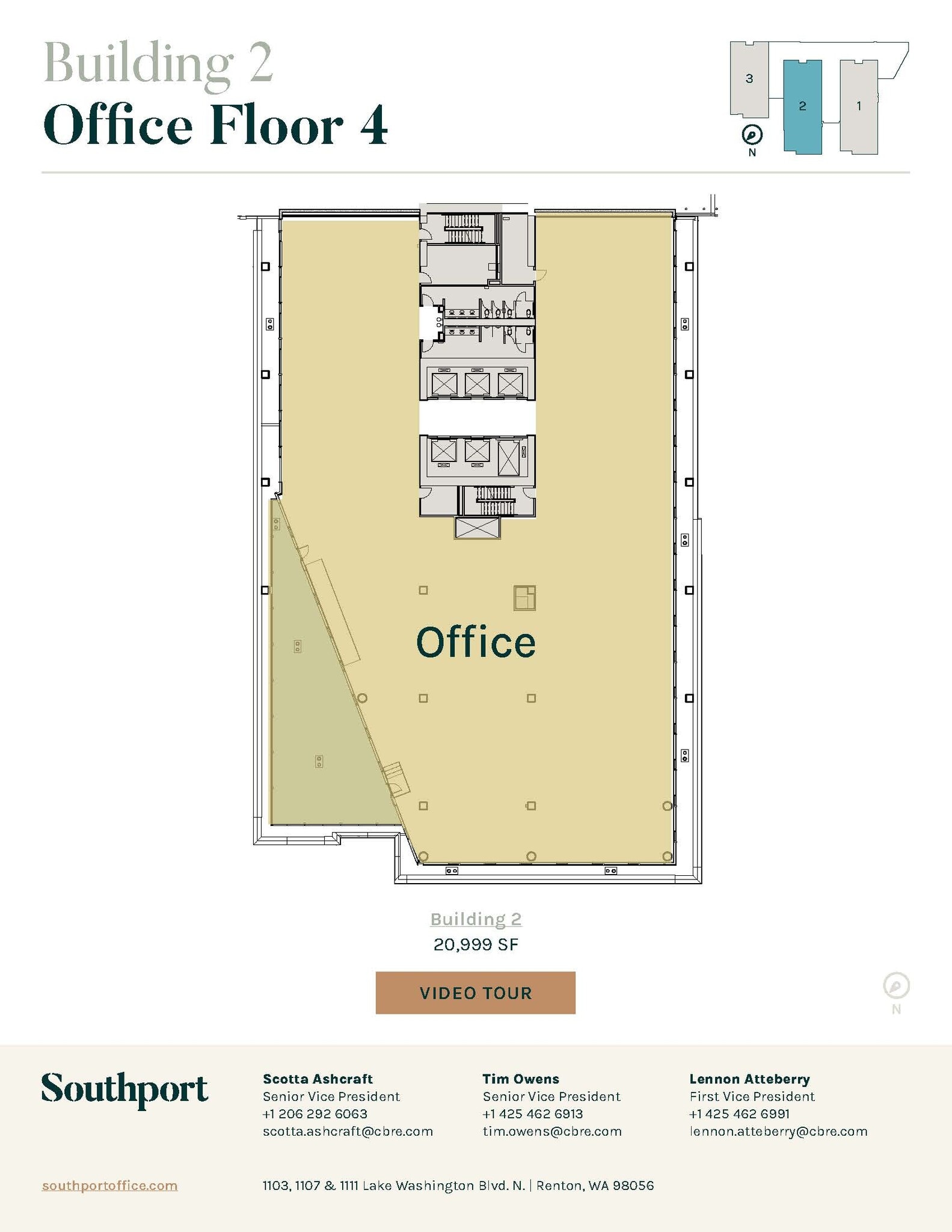 1101 Lake Washington Blvd N, Renton, WA to rent Floor Plan- Image 1 of 1