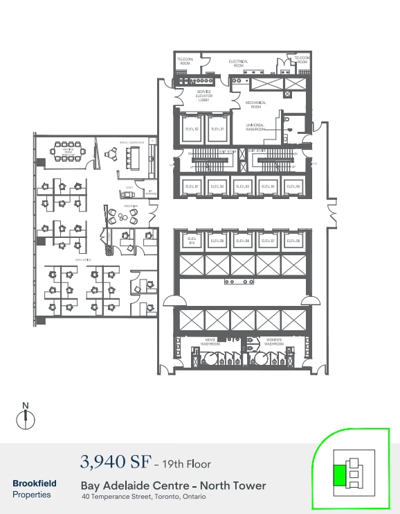 40 Temperance St, Toronto, ON to rent Floor Plan- Image 1 of 1