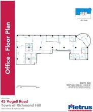 45 Vogell Rd, Richmond Hill, ON for rent Floor Plan- Image 1 of 1