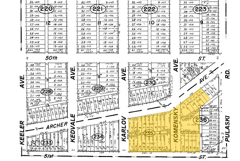 5023 S Archer Ave, Chicago, IL for rent - Plat Map - Image 2 of 2