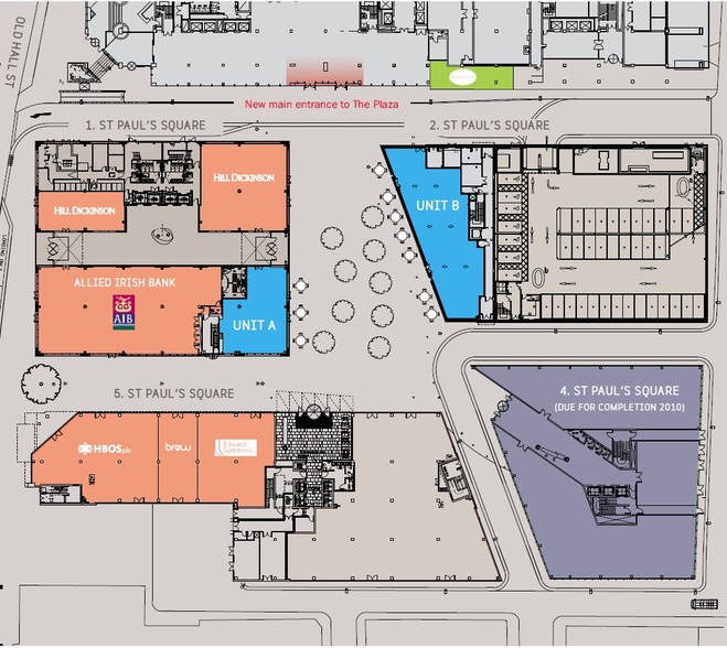 1 St Pauls Sq, Liverpool to rent - Site Plan - Image 1 of 1