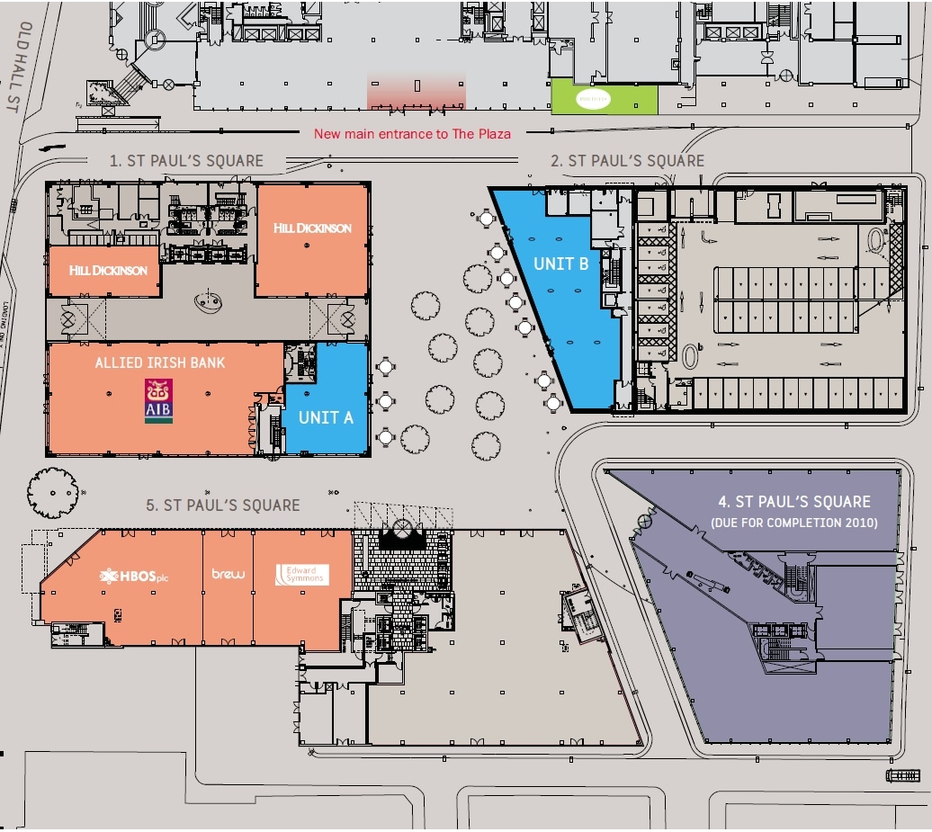 1 St Pauls Sq, Liverpool to rent Site Plan- Image 1 of 2