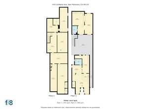 408-412 Cortland Ave, San Francisco, CA to rent Site Plan- Image 1 of 50