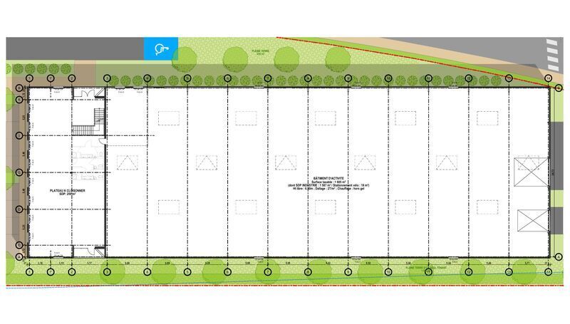 Light Industrial in Rillieux La Pape for sale - Site Plan - Image 3 of 4