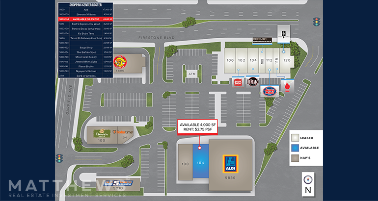 Garfield Ave, South Gate, CA for rent - Site Plan - Image 3 of 3