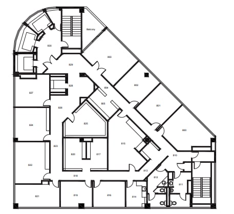 888 W 6th St, Los Angeles, CA to rent Floor Plan- Image 1 of 1