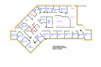 730 Goodlette Rd N, Naples, FL for rent Typical Floor Plan- Image 2 of 3