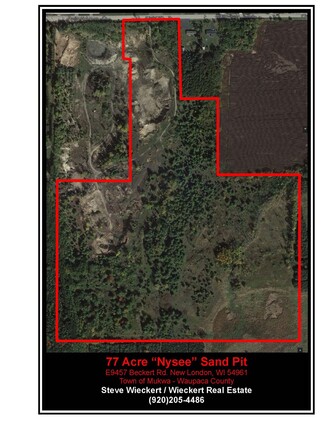 More details for E9457 W Beckert Rd, New London, WI - Land for Sale