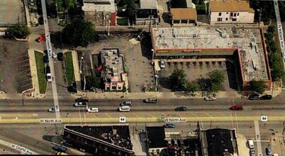 4300-12 W North Ave, Chicago, IL - aerial  map view