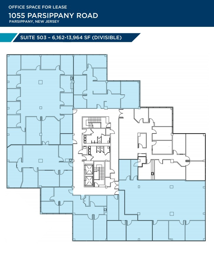 1055 Parsippany Blvd, Parsippany, NJ for rent Floor Plan- Image 1 of 2