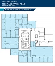 1055 Parsippany Blvd, Parsippany, NJ for rent Floor Plan- Image 1 of 2