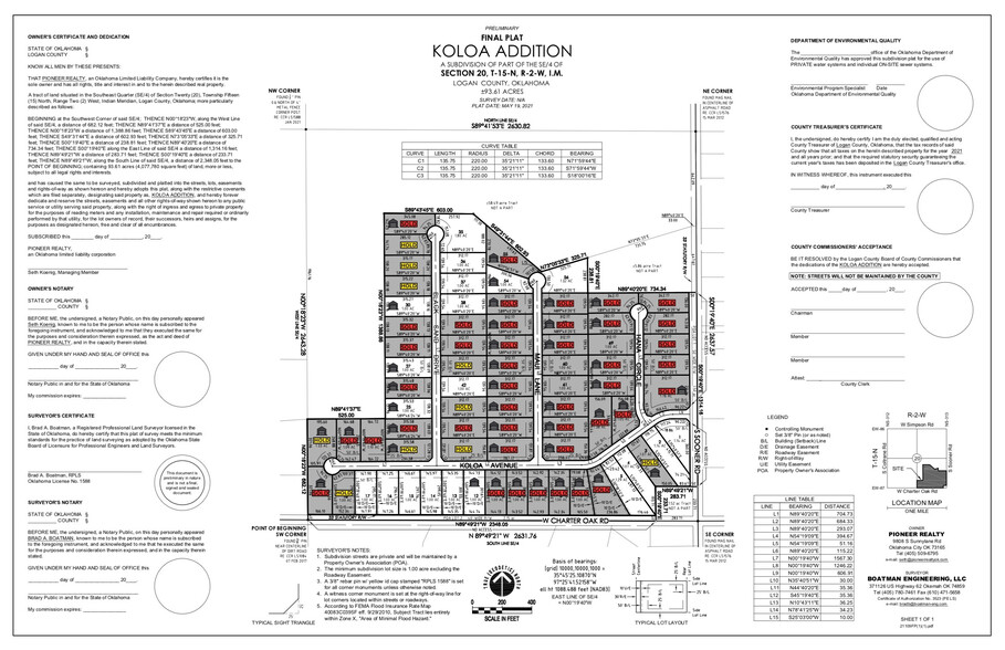 11635 Blacksand Dr, Edmond, OK for sale - Plat Map - Image 2 of 14