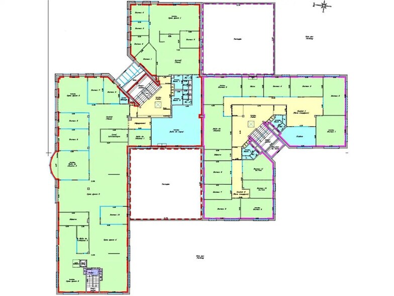 Light Industrial in Nanterre to rent - Floor Plan - Image 3 of 5
