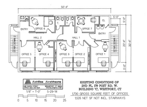 175-179 Post Rd W, Westport, CT for rent Floor Plan- Image 1 of 4