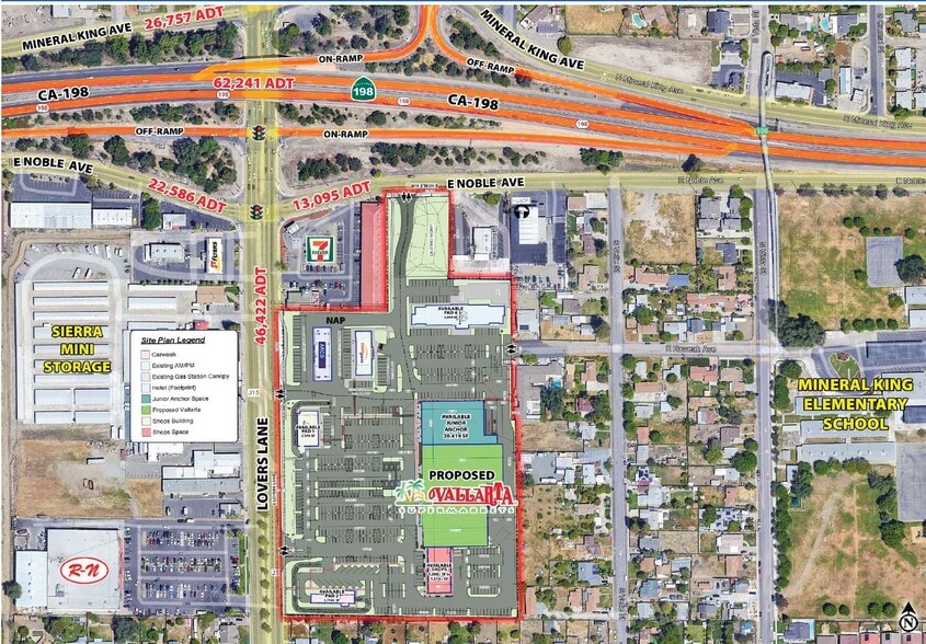 SEC Lovers Lane & Noble Ave., Visalia, CA for rent - Building Photo - Image 2 of 3