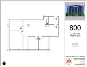 800 E Northwest Hwy, Palatine, IL to rent Floor Plan- Image 1 of 8