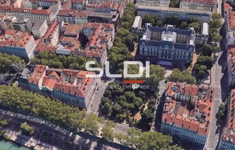 Lyon - Aerial map view