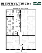 3400-3420 Basswood Blvd, Fort Worth, TX for rent Floor Plan- Image 1 of 1