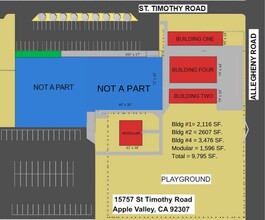 15757 St Timothy Rd, Apple Valley, CA for rent Site Plan- Image 1 of 1