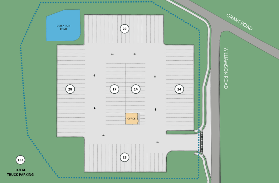 3861 Grant Rd, Ellenwood, GA for rent - Site Plan - Image 2 of 4