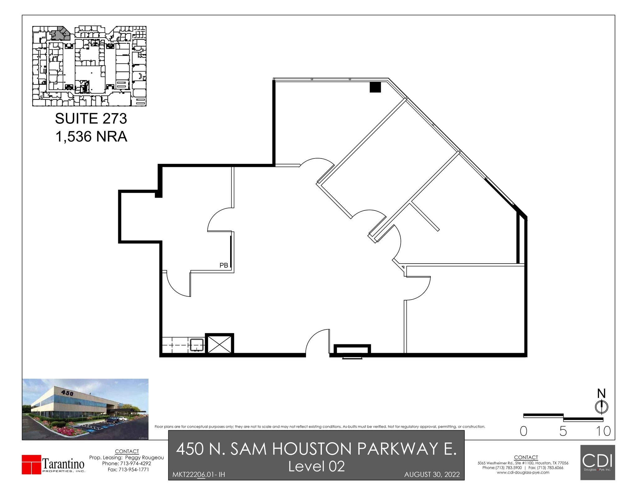 450 N Sam Houston Pky E, Houston, TX to rent Site Plan- Image 1 of 1