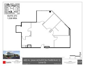 450 N Sam Houston Pky E, Houston, TX to rent Site Plan- Image 1 of 1