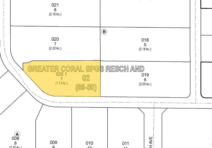 12411-12433 NW 35th St, Coral Springs, FL for rent - Plat Map - Image 2 of 22