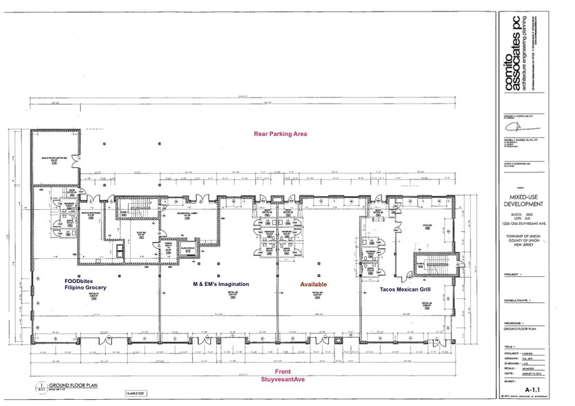 1255 Stuyvesant Ave, Union, NJ for rent - Floor Plan - Image 2 of 4