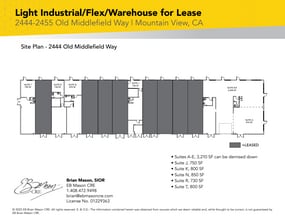 2444 Old Middlefield Way, Mountain View, CA to rent Floor Plan- Image 1 of 1